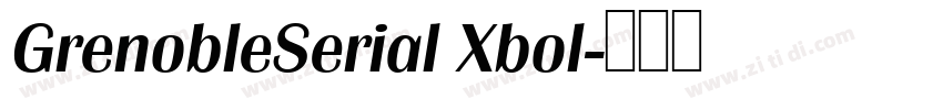 GrenobleSerial Xbol字体转换